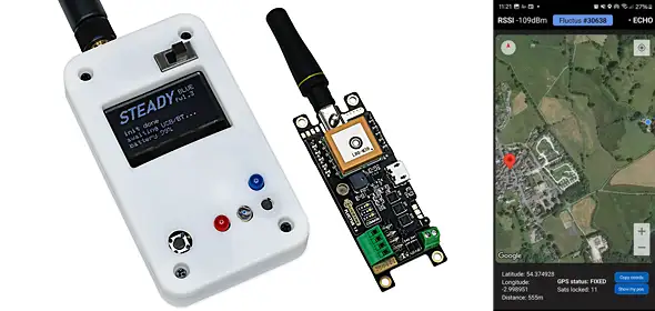 The Fluctus and steady blue flight computer and tracker