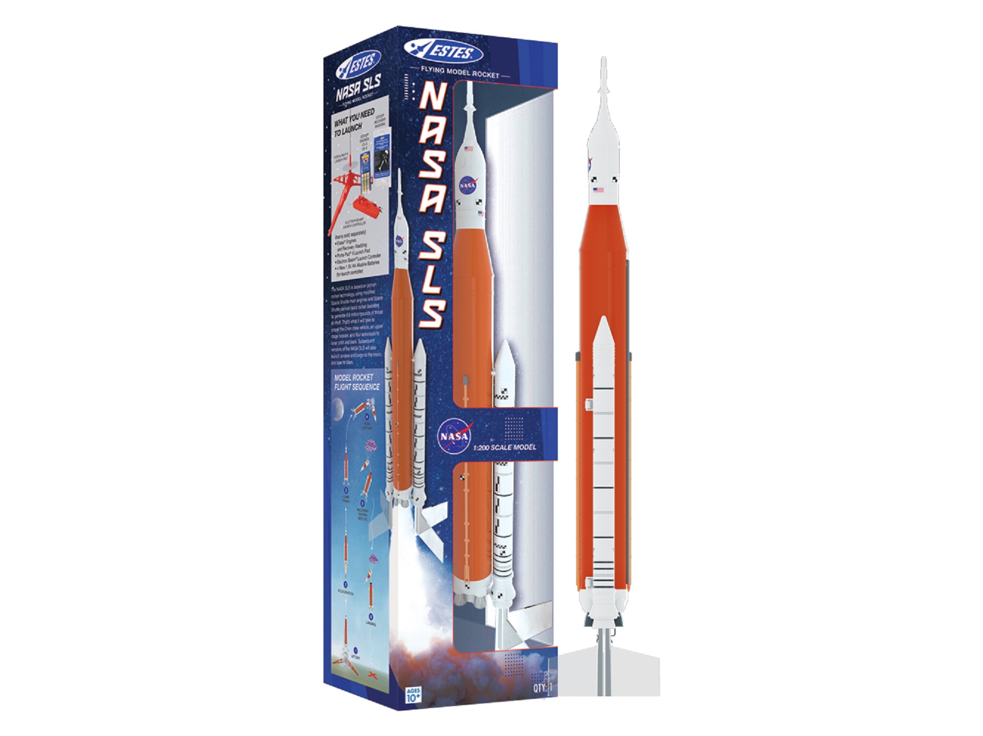 Model rocket kits Easiest (Launchables & E2X) NASA SLS Scale