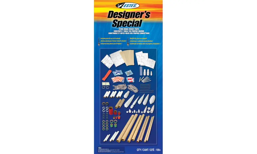 Kit de construcción de cohetes modelo especial Estes Designer