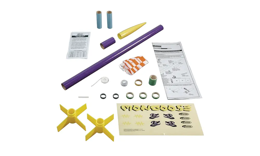 Mongoose Model Rocket Kit, 2-traps raket, vaardigheidsniveau 1, wisselstroommotoren, 4 image