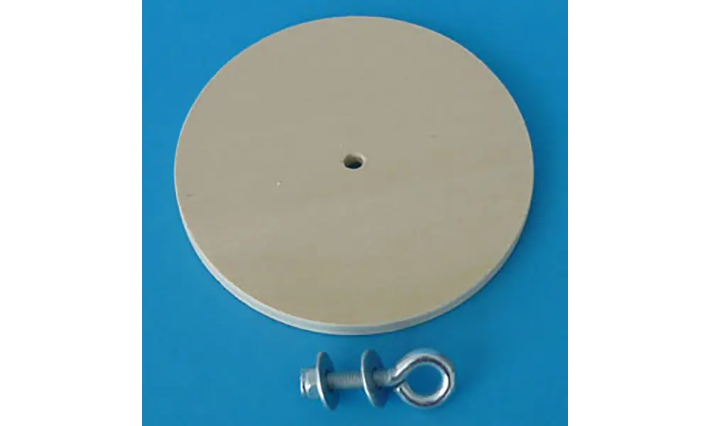 Adapter plate 97mm with eyebolt - Klima, Other product options: 97mm adapter plate with eyebolt model rocketry