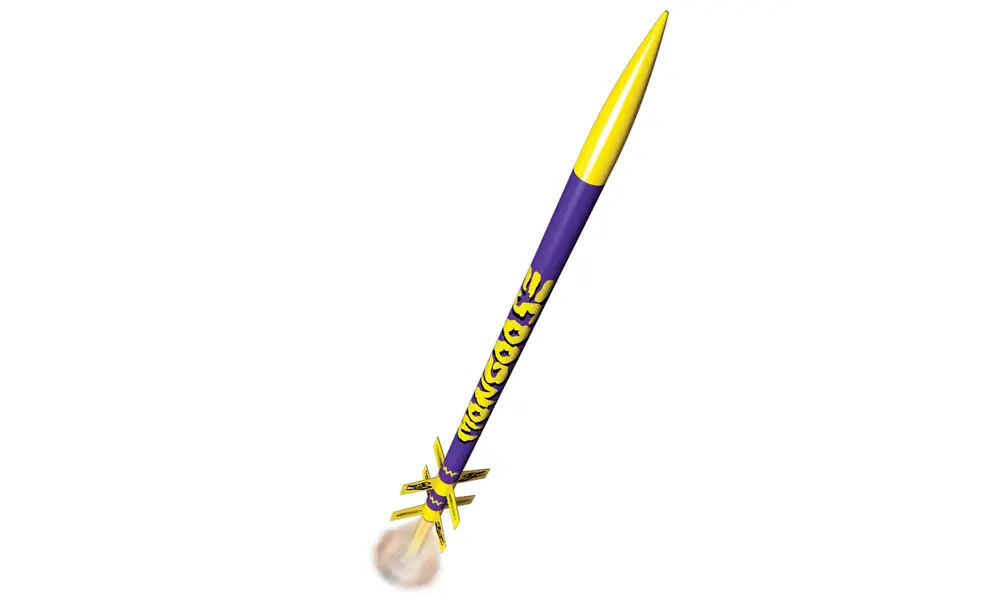 Mongoose Model Rocket Kit, 2-traps raket, vaardigheidsniveau 1, wisselstroommotoren, 3 image