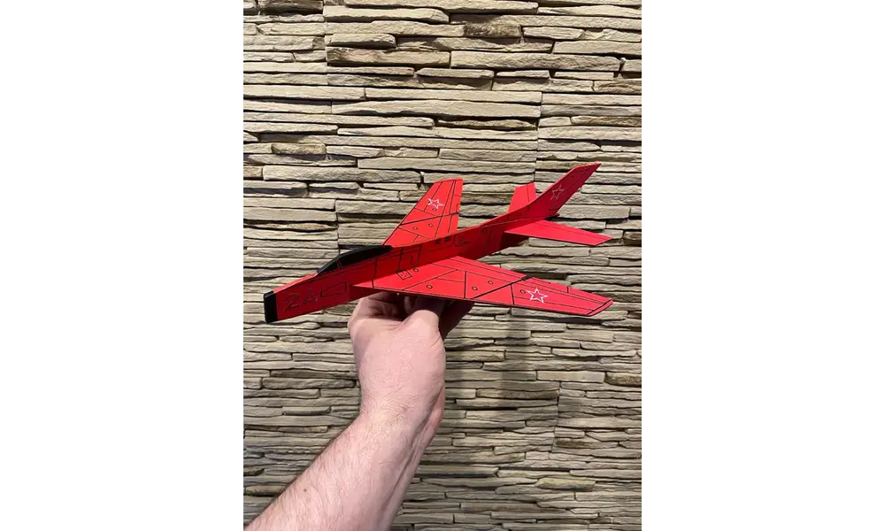 Mig - 19 Model Rocket Glider for TSP engines model rocketry