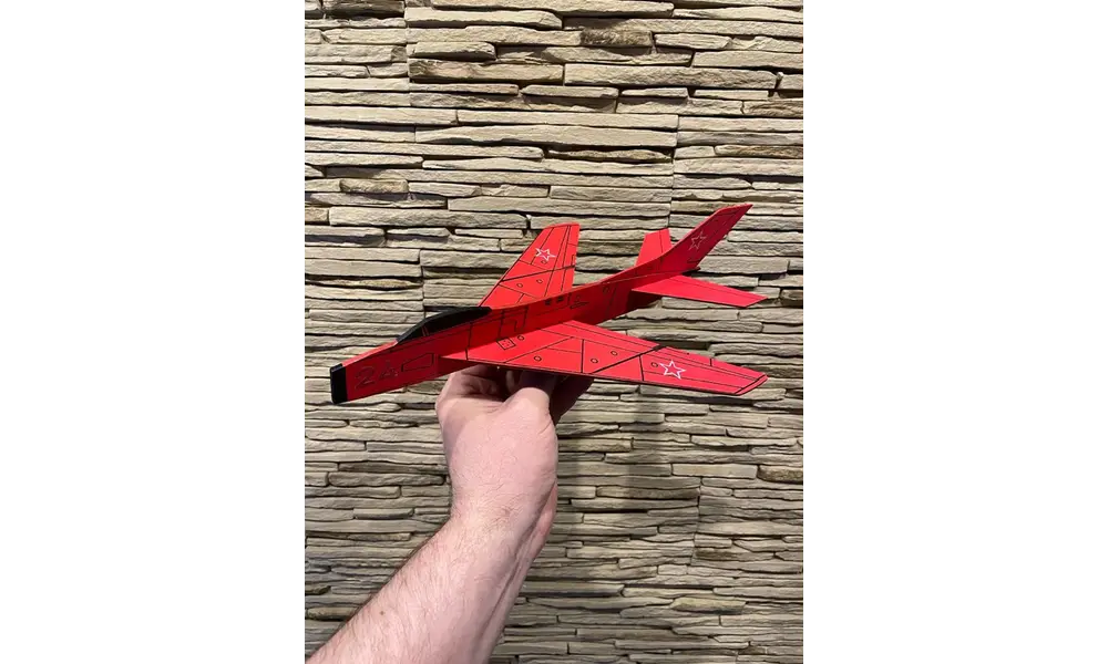 Mig - 19 Model Rocket Glider for TSP engines, 2 image model rocketry