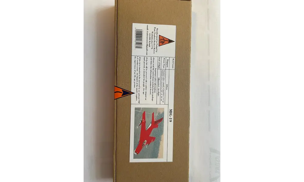 Mig - 19 Model Rocket Glider for TSP engines, 4 image model rocketry