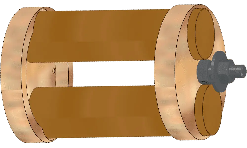 Mocowanie silnika 2x18mm / 48,8mm na rurki 50mm