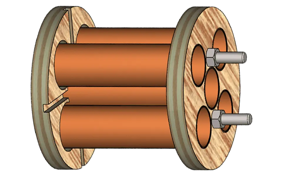 Mocowanie silnika 5x18mm / 72,4mm do rur 75mm