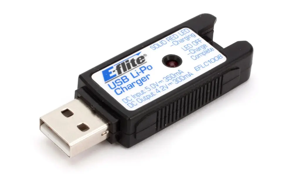 1S 3.7v USB Li-Po lader - 300mA - Lithium-polymeer lader, Productopties: USB Lipo-oplader - 300mA
