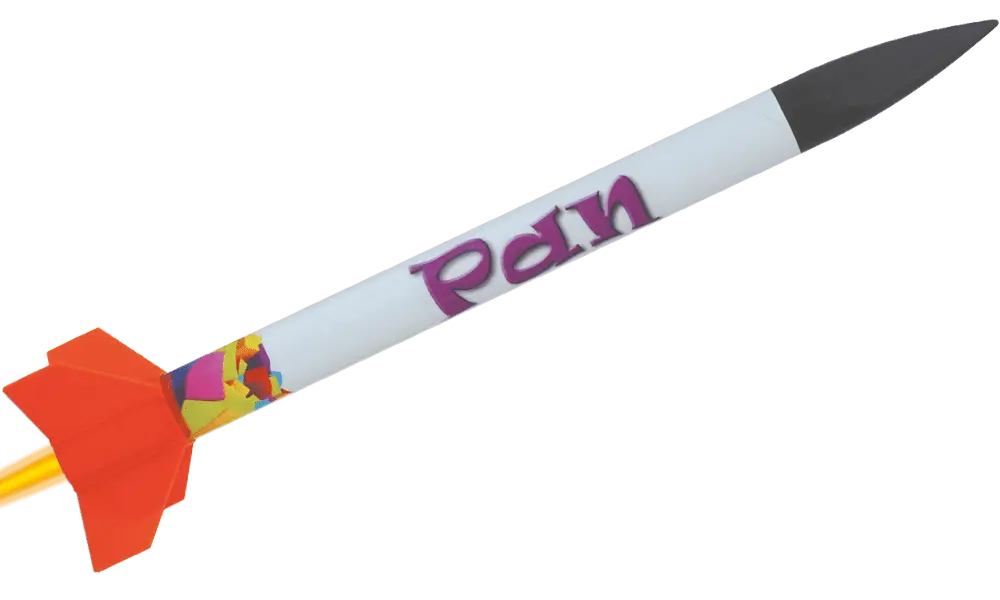 Pan-Modell-Raketenbausatz, 18-mm-BD-Motoren, einfach zu montieren