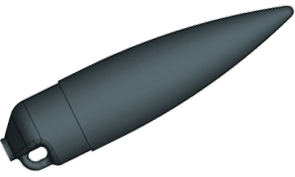 26 mm Nasenspitze, schwarzer ABS-Kunststoff, Produktoptionen: Klima Nasenkegel 26mm schwarz