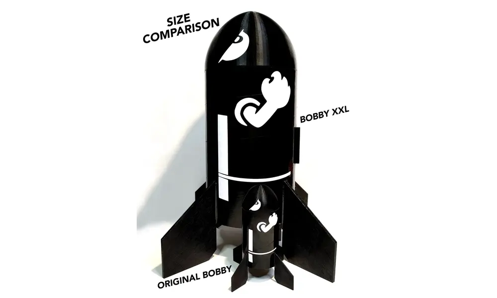 Набір літаючої моделі ракети Bullet Bobby XXL DELUXE 7,5 дюйма model rocketry