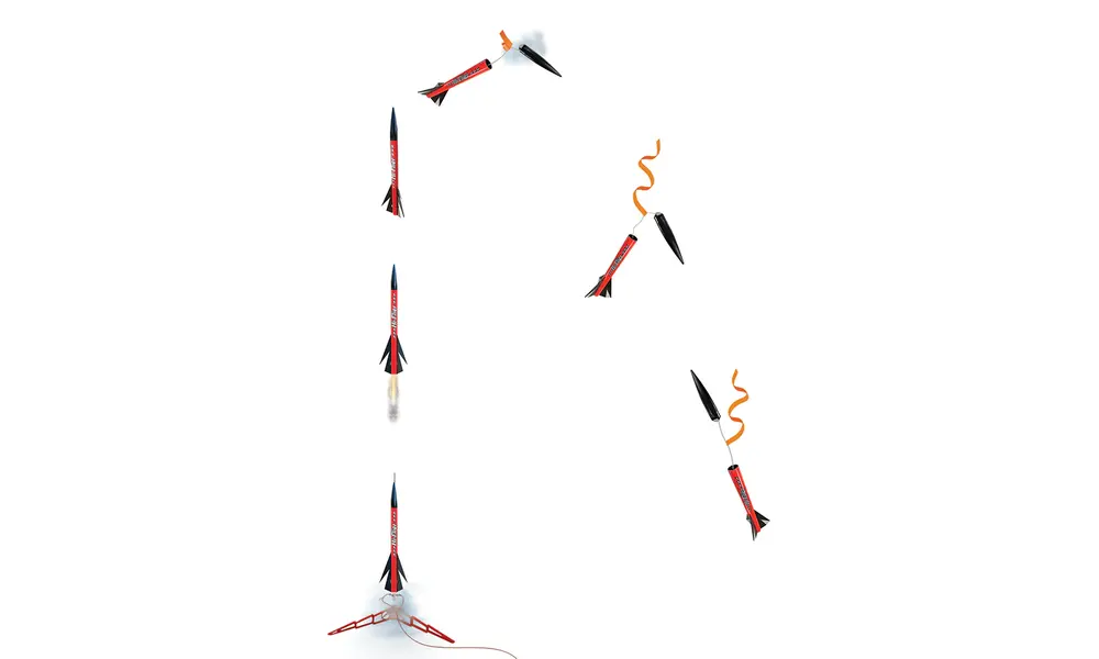 Zestaw rakietowy Estes Hi-Flier - poziom trudności 2, silniki rakietowe AC montowane na 18 mm, 7 image