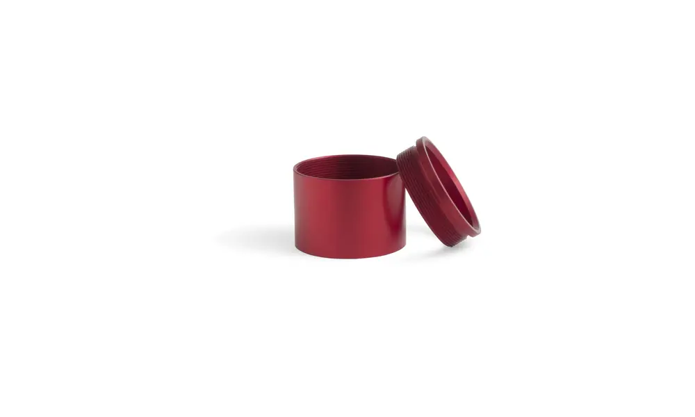 29mm Aluminium motor retainers anodised red Blackcat rocketry [CLONE] [CLONE], Opciones de producto: Retenedor de motor de aluminio rojo de 54 mm, 2 image