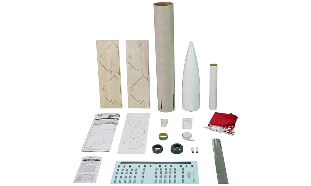 Pro Series II Doorknob Estes model rocket kit, 2 image model rocketry