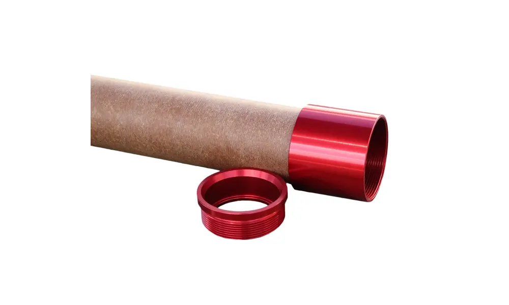 29mm Aluminium motor retainers anodised red Blackcat rocketry, Other product options: 29mm Red Aluminium motor retainer model rocketry
