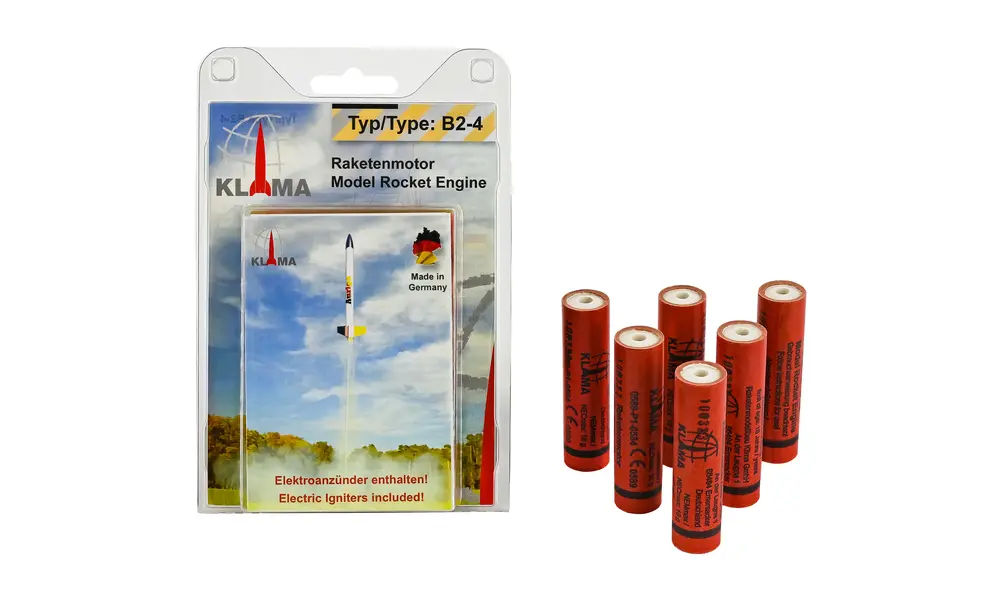 B2-4 Six Pack 18mm Klima Modell Raketenmotoren