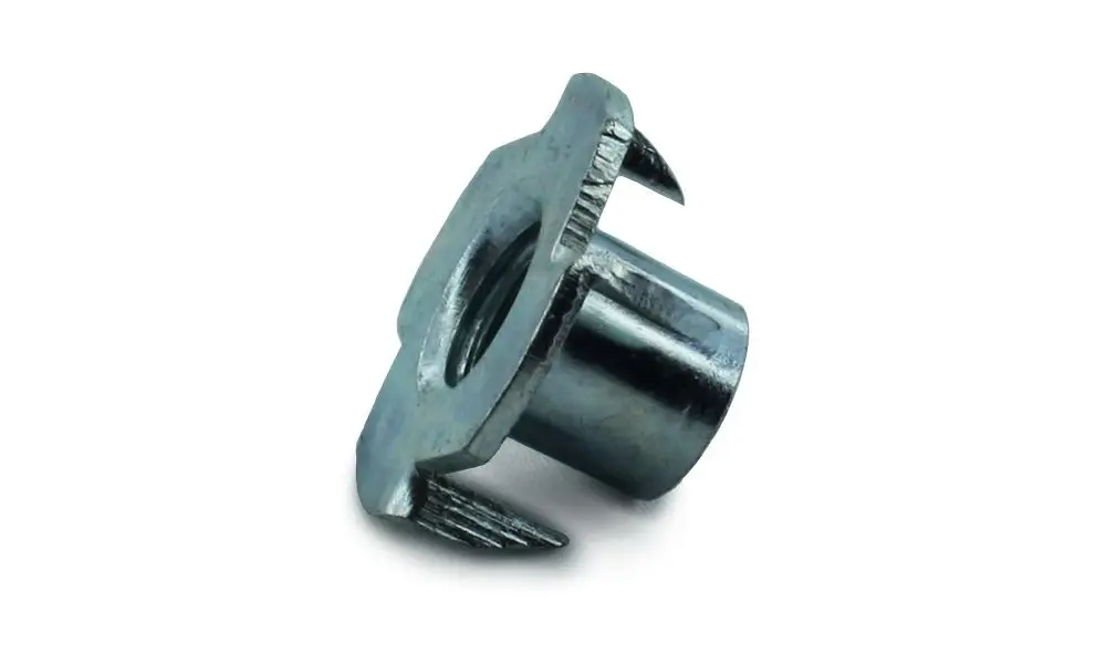 M5 x 9mm 4 pronged T nut - 5 pack, Opzioni del prodotto: Dado a T M5 x 9 mm