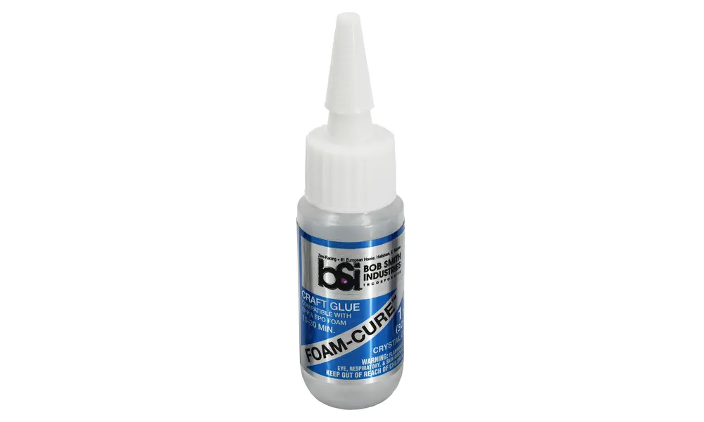 BSI Black rubber toughened cyanoacrylate CA glue 1oz (29.5ml) [CLONE] [CLONE], Produktoptionen: BSI 1oz Schaumhärtender Schaumkleber