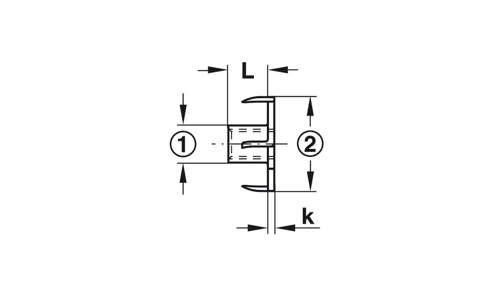 M5 x 9mm 4 pronged T nut - 5 pack, Opzioni del prodotto: Dado a T M5 x 9 mm, 2 image