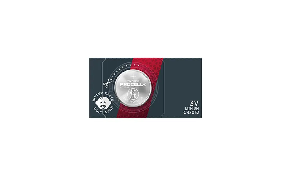 1x bateria litowo-jonowa Duracell Procell Intense CR2032
