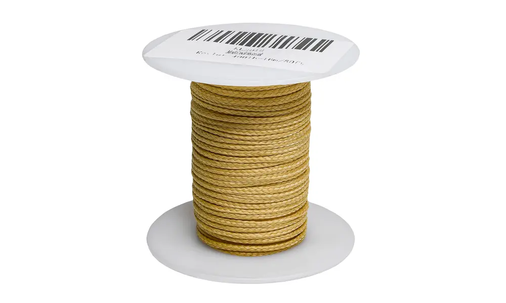 1,6 mm 16 m (50 stóp) Kevlarowa linka amortyzująca pleciona 180 kg (400 funtów), Inne opcje produktu: 1,6 mm x 16 m - 180 kg