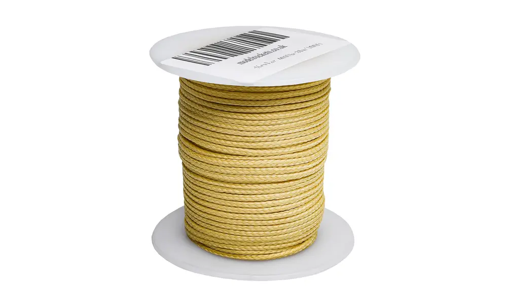 1,6 mm 31 m (100 stóp) Kevlarowa linka amortyzująca pleciona 180 kg (400 funtów), Inne opcje produktu: 1,6 mm x 31 m - 180 kg