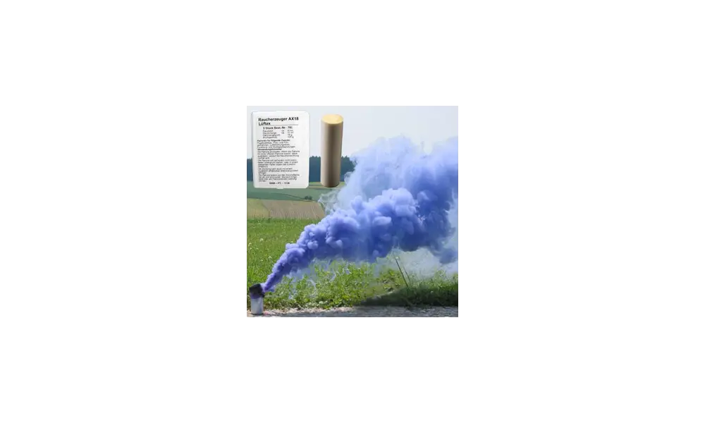5x Fumée bleue AX-18 (diamètre 18 mm)