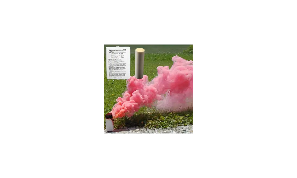 5x Red smoke AX-18 (18mm diameter) model rocketry
