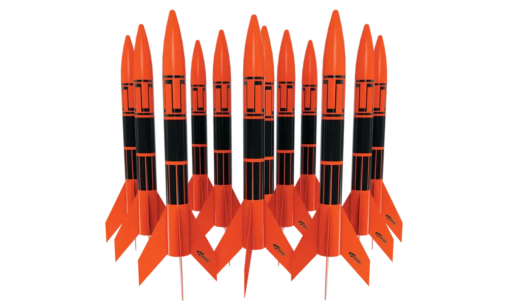 12x Estes Alpha III team bulk pack (12pk), 3 image model rocketry