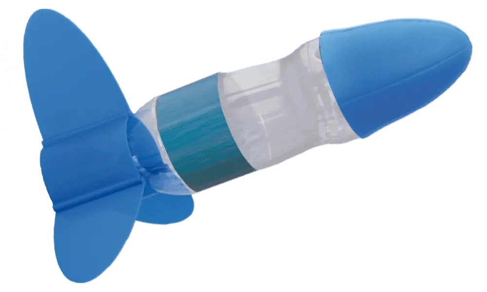 Aqua Star ekstra rakett, 3 image model rocketry