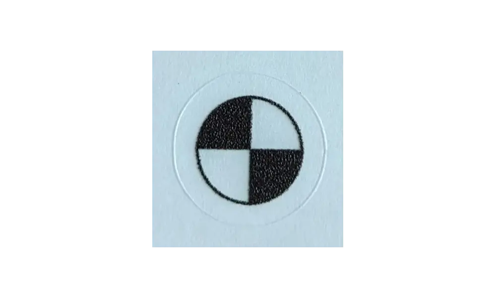 6x Center of Gravity Vinyl Decals, 3 image model rocketry