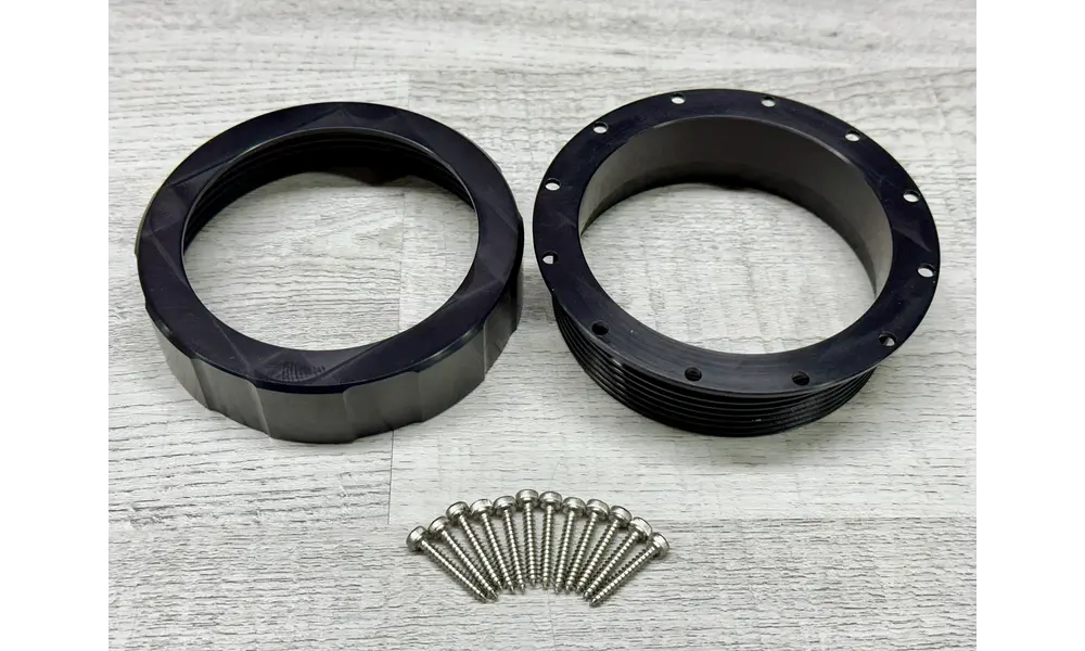 Obrobiony aluminiowy element ustalający silnika LOC Pro o średnicy 75 mm, 3 image