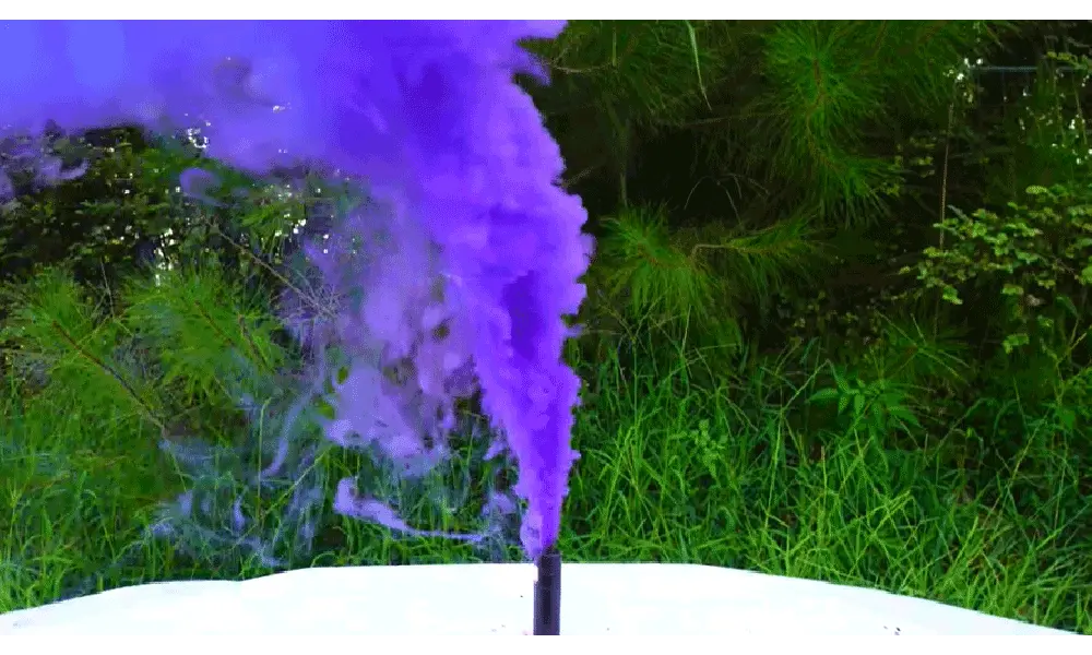 NICO Smoke, 80s, purple 35mm model rocketry
