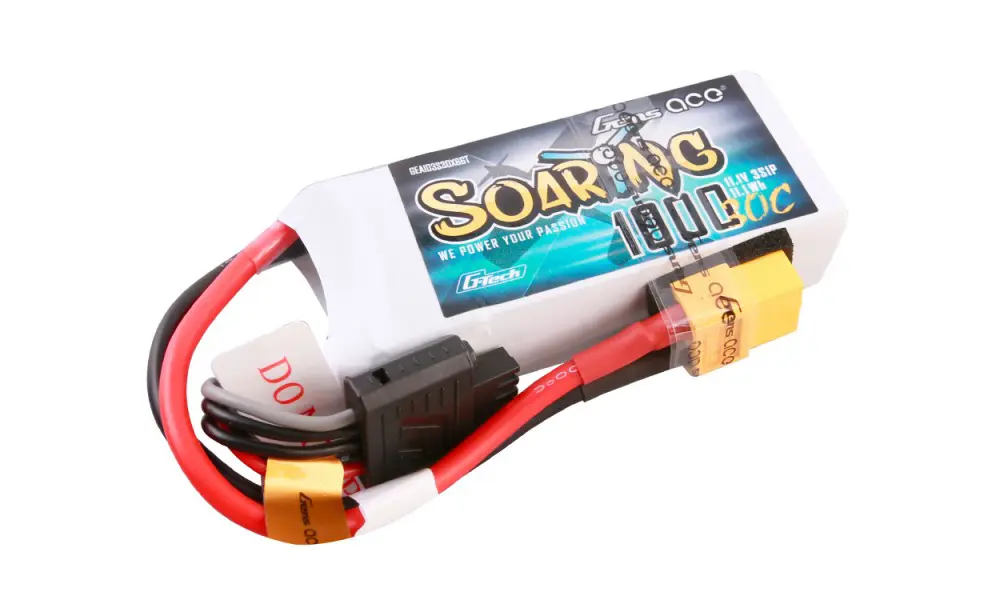 Li-Po G-Tech 3S 11.1V 1000mAh 30C Soaring med XT60, 3 image model rocketry