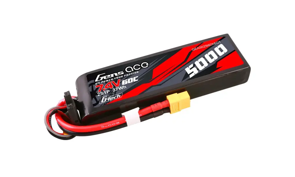 Li-Po G-Tech Car 2S 7,4V 5000mah 60C s XT60, 4 image