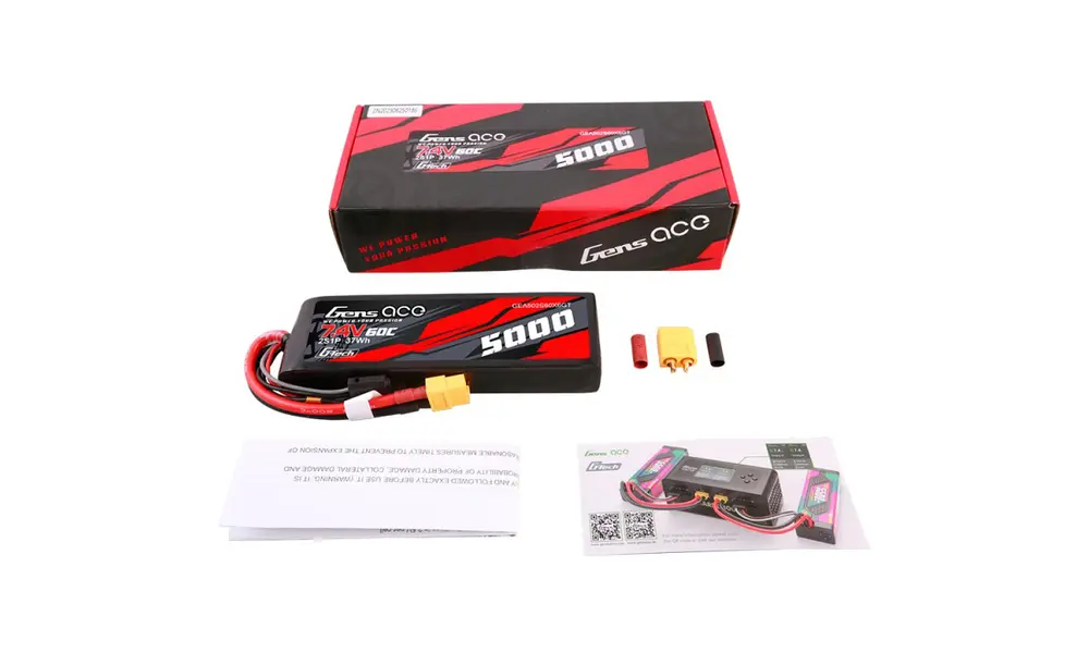 Li-Po G-Tech Car 2S 7,4V 5000mah 60C s XT60, 2 image