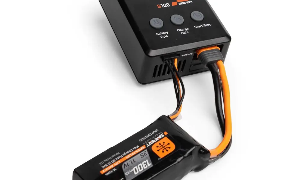 Caricabatterie intelligente Spektrum S100 1x100W USB-C IC3 e IC5, 2 image