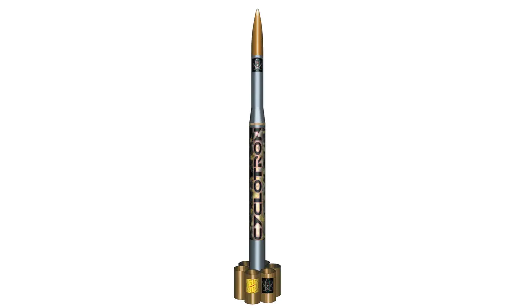 Syklotronmodellrakettsett 3,10" PK-47 model rocketry