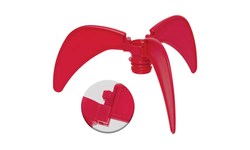StratoFins® Screw-on water rocket fins, 3 image model rocketry