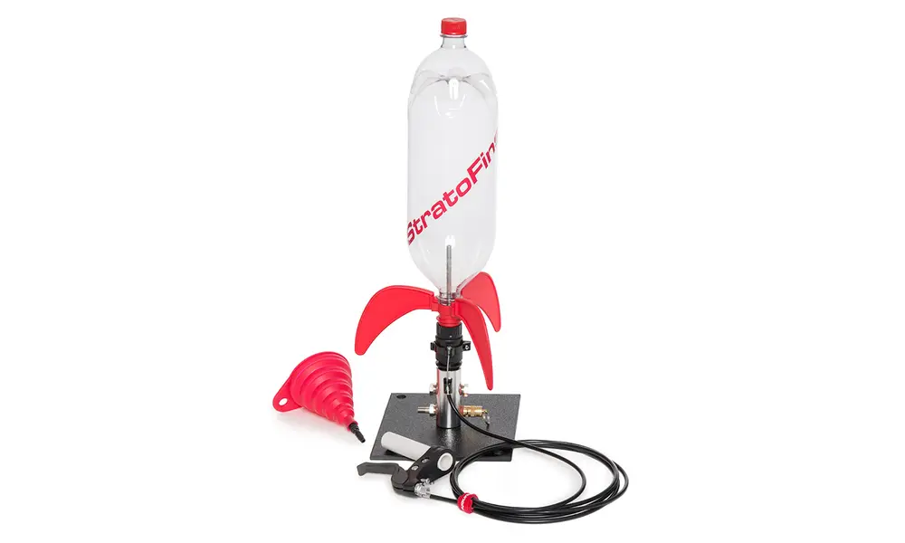 Lanzacohetes de agua StratoLauncher® IV + kit StratoFins Educación STEM
