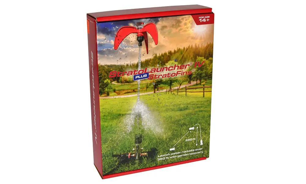 Lanzacohetes de agua StratoLauncher® IV + kit StratoFins Educación STEM, 3 image