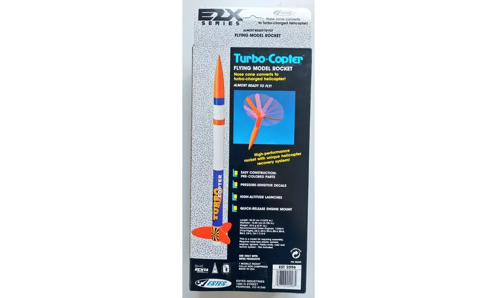 Zestaw rakietowy Estes Turbo-Copter 2096