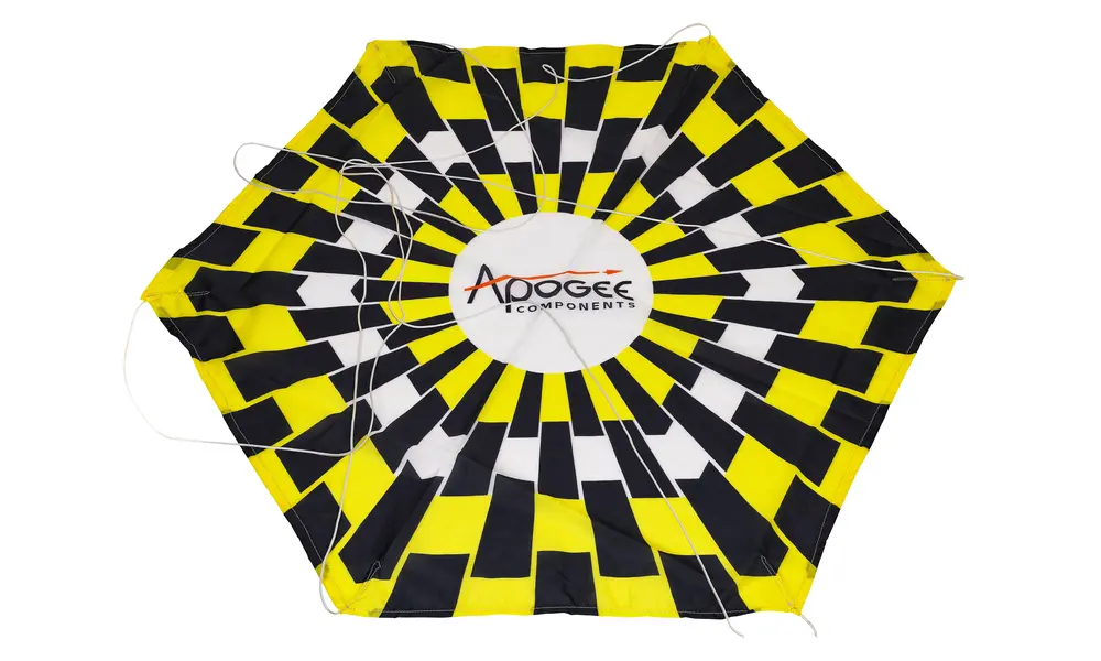 24" drukowany cienki spadochron z nylonu ripstop