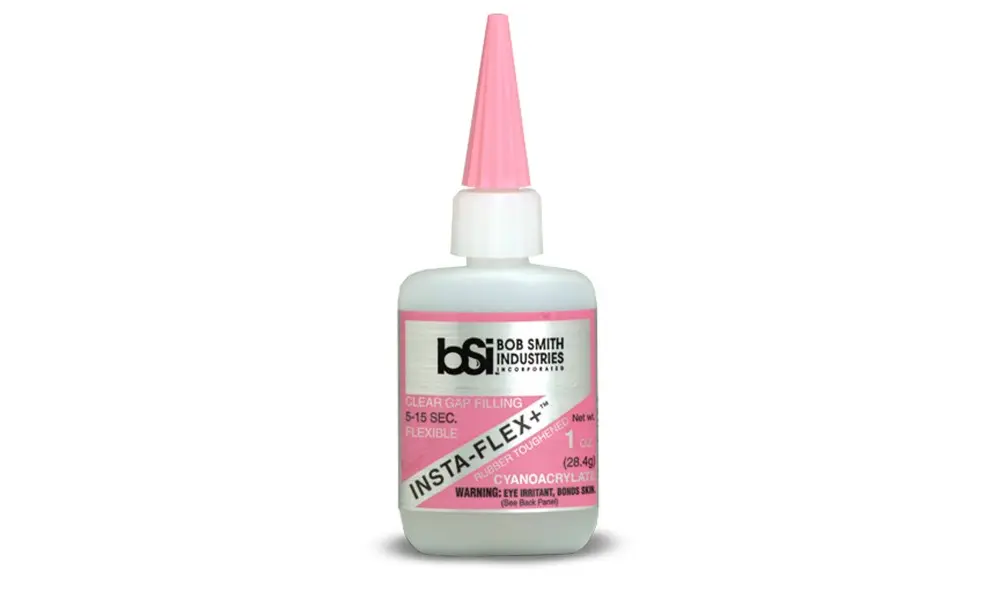 BSI insta-flex flessibile sottile gomma CA trasparente temprata 1 oncia, Opzioni del prodotto: BSI insta-flex+ flessibile sottile CA 1oz