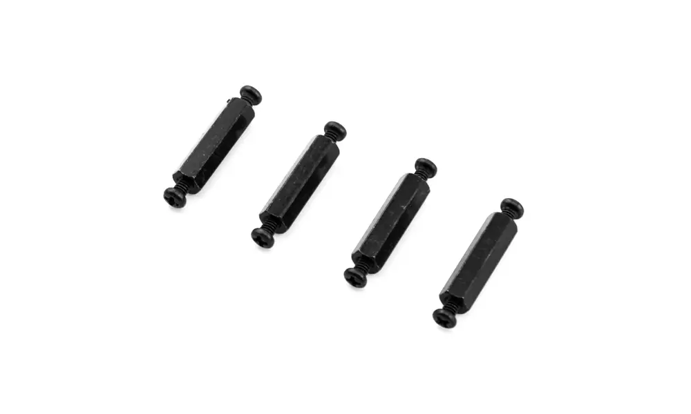 17mm rozšířené distanční sloupky M2,5 pro Pi HATs (Raspberry Pi 5) – balení 4 ks