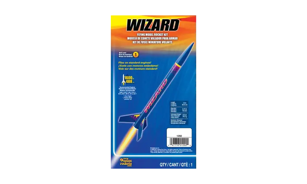 Paquete doble Riptide & Wizard con 6 motores y materiales de construcción: kit de cohete listo para volar y construible, 12 image