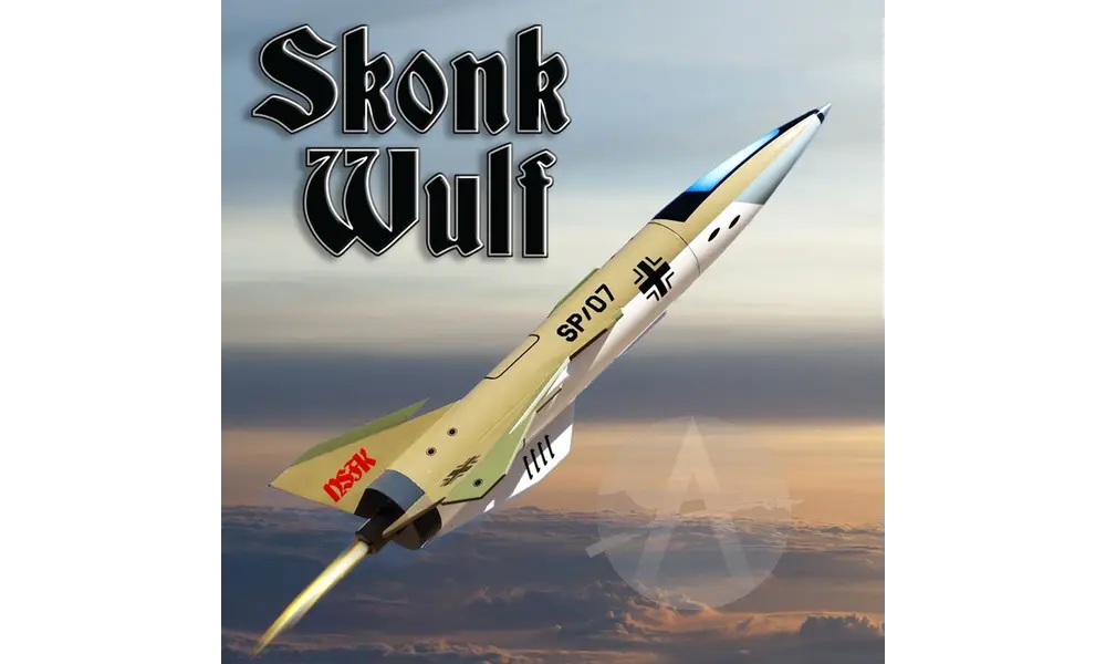 Skonk Wulf Model Rocket Kit - Apogee - 2,6" model rocketry