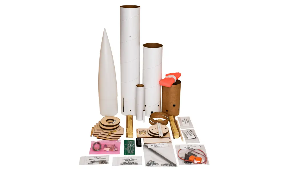 Eggtimer EZ-DD Raket & elektronikpakkesæt - Alitmeter / Dual Deploy inkluderet model rocketry