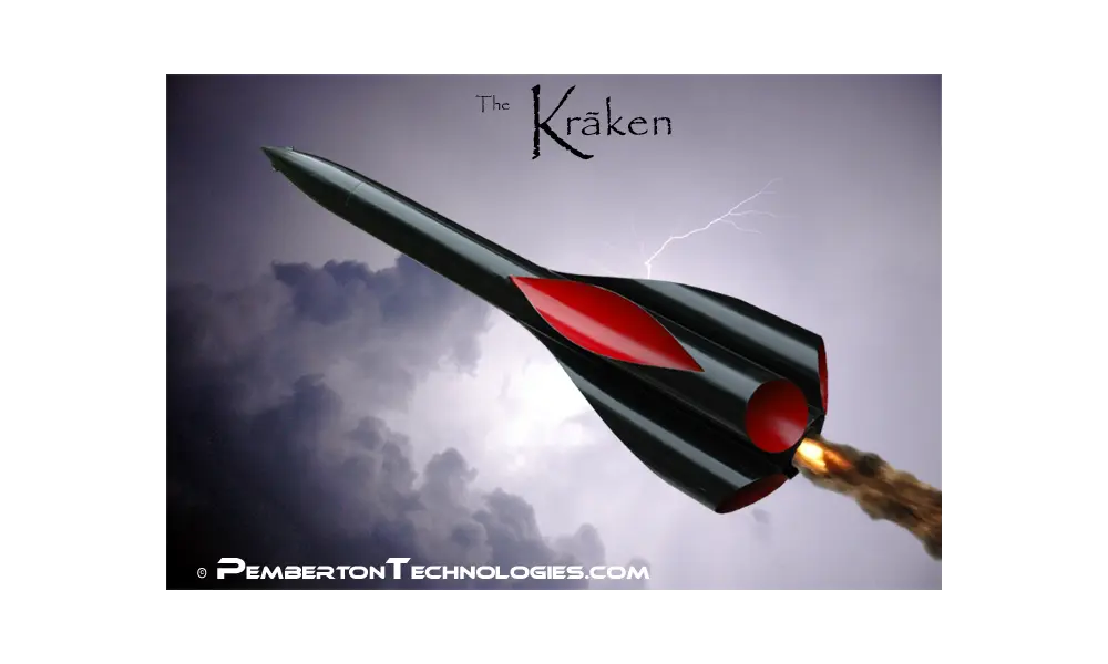 The Kraken model rocket kit model rocketry