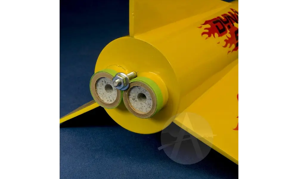 Flamethrower dual motor cluster Model Rocket Kit - Apogee - 2.6" diameter,, 4 image model rocketry